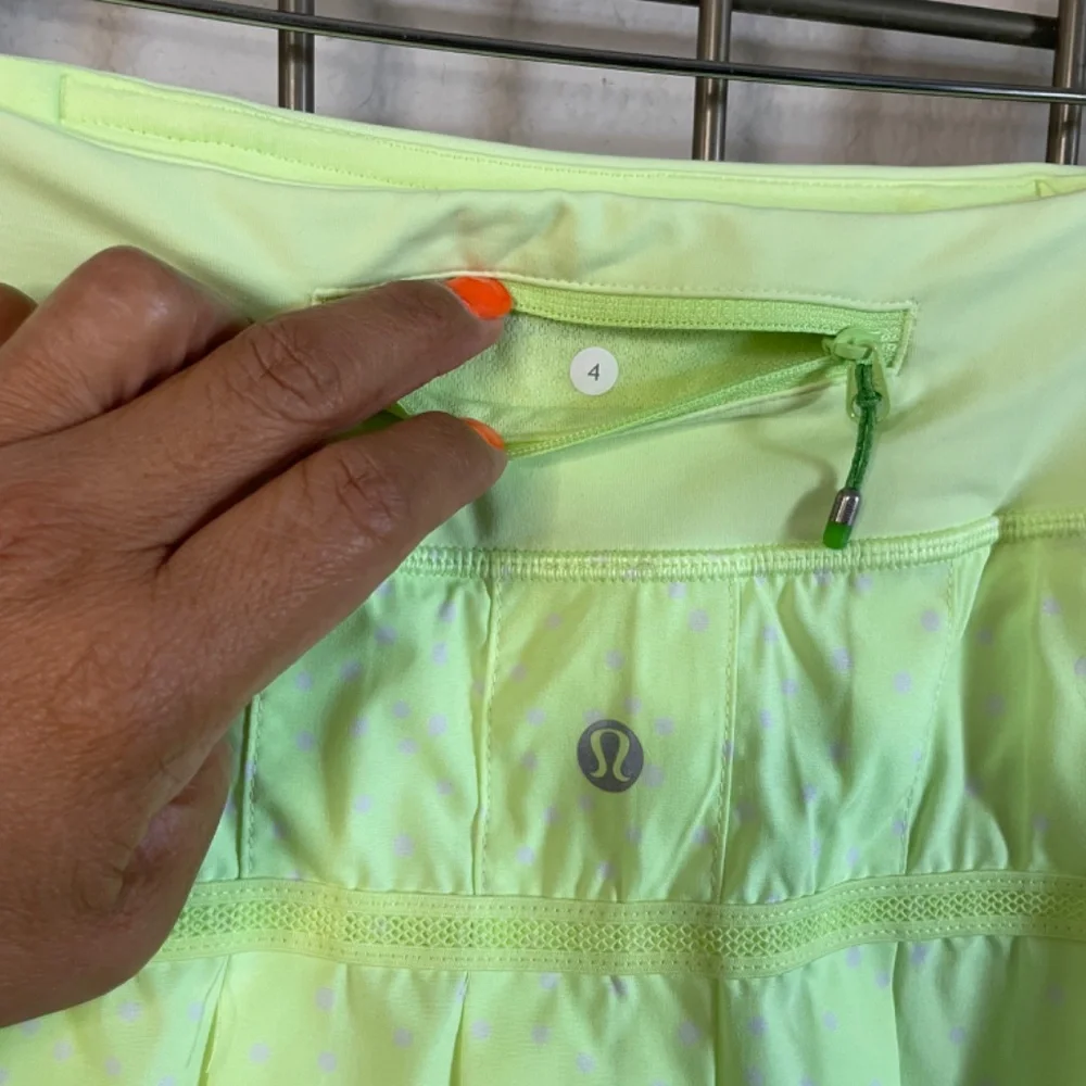 LULULEMON PACE SETTER SKORT, SZ 4 Tall